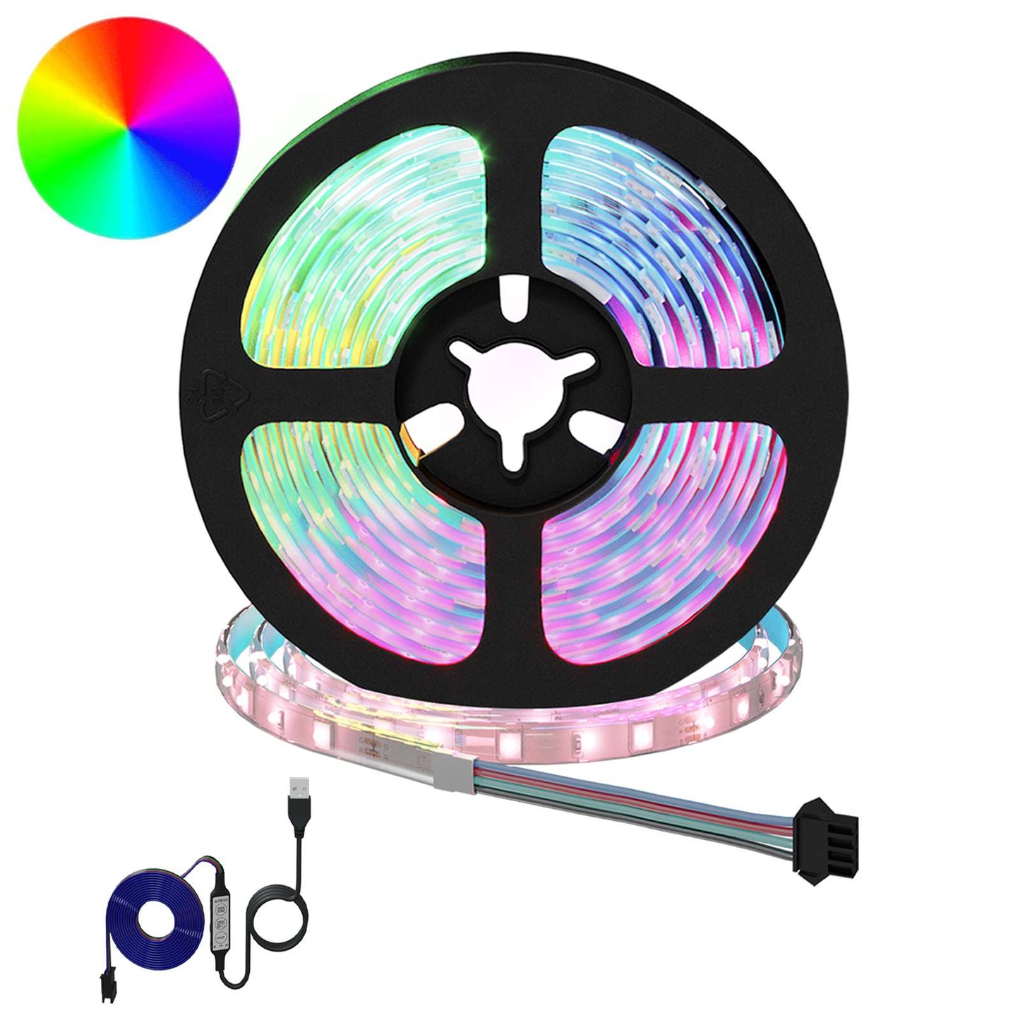 Led Streifen 2 Pcs Schwarz Und Transparent 3000 Mm