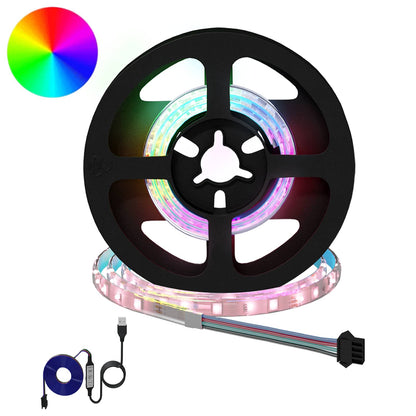 Led Streifen 2 Pcs Schwarz Und Transparent 3000 Mm