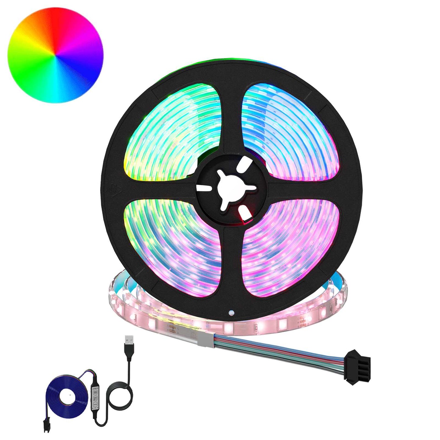Led Streifen 2 Pcs Schwarz Und Transparent 3000 Mm