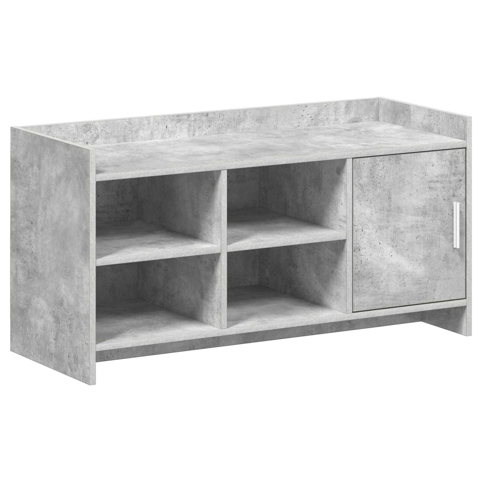 Schuhschrank Mit Tür 100 X 39,5 X 51 Cm Holzwerkstoff