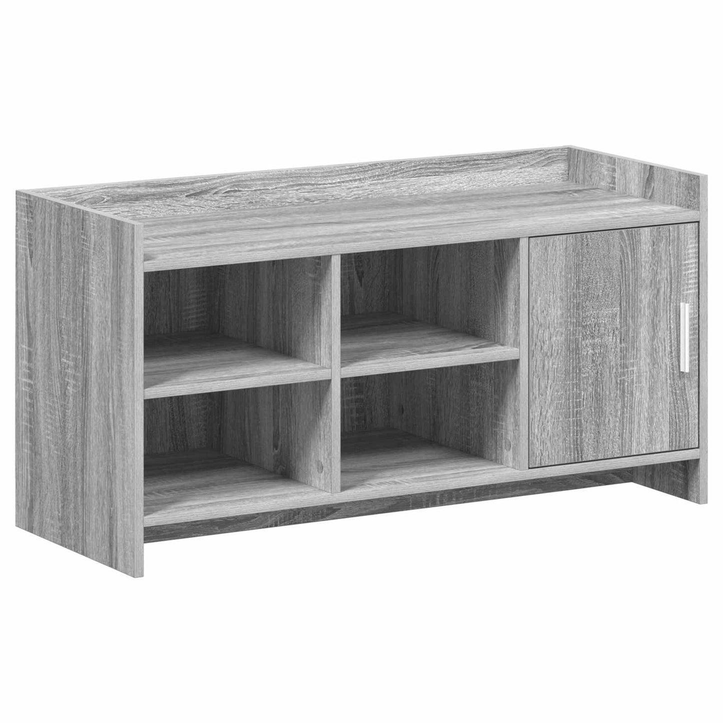 Schuhschrank Mit Tür 100 X 39,5 X 51 Cm Holzwerkstoff