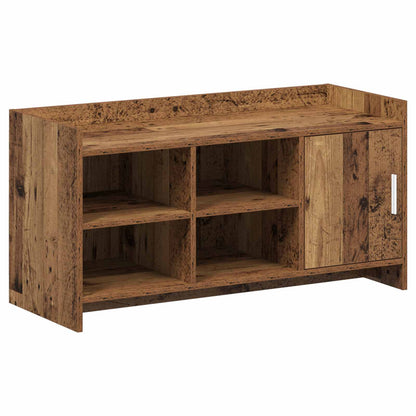 Schuhschrank Mit Tür 100 X 39,5 X 51 Cm Holzwerkstoff