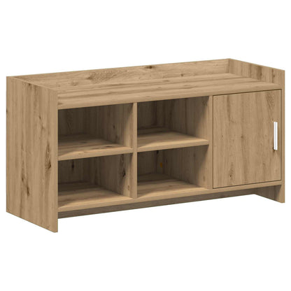 Schuhschrank Mit Tür 100 X 39,5 X 51 Cm Holzwerkstoff
