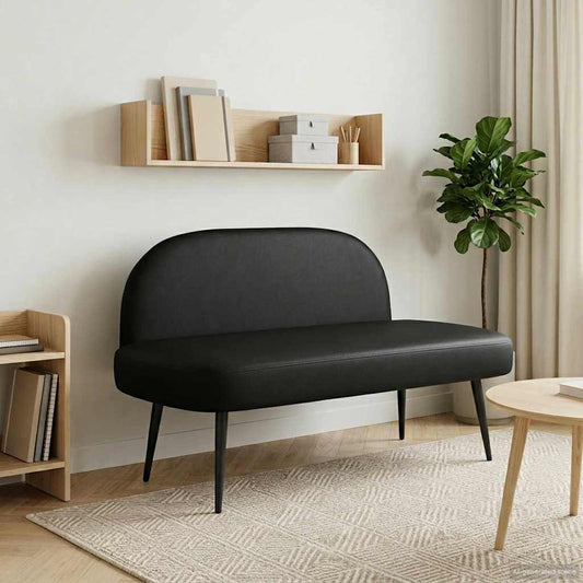 Gepolsterte Bank Mit Rückenlehne 110 X 60 X 76 Cm