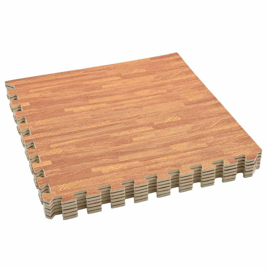 Pool Bodenteppich 6 Pcs Braun 4,32 ㎡ Eva-Schaum