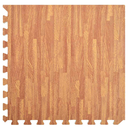 Pool Bodenteppich 6 Pcs Braun 4,32 ㎡ Eva-Schaum
