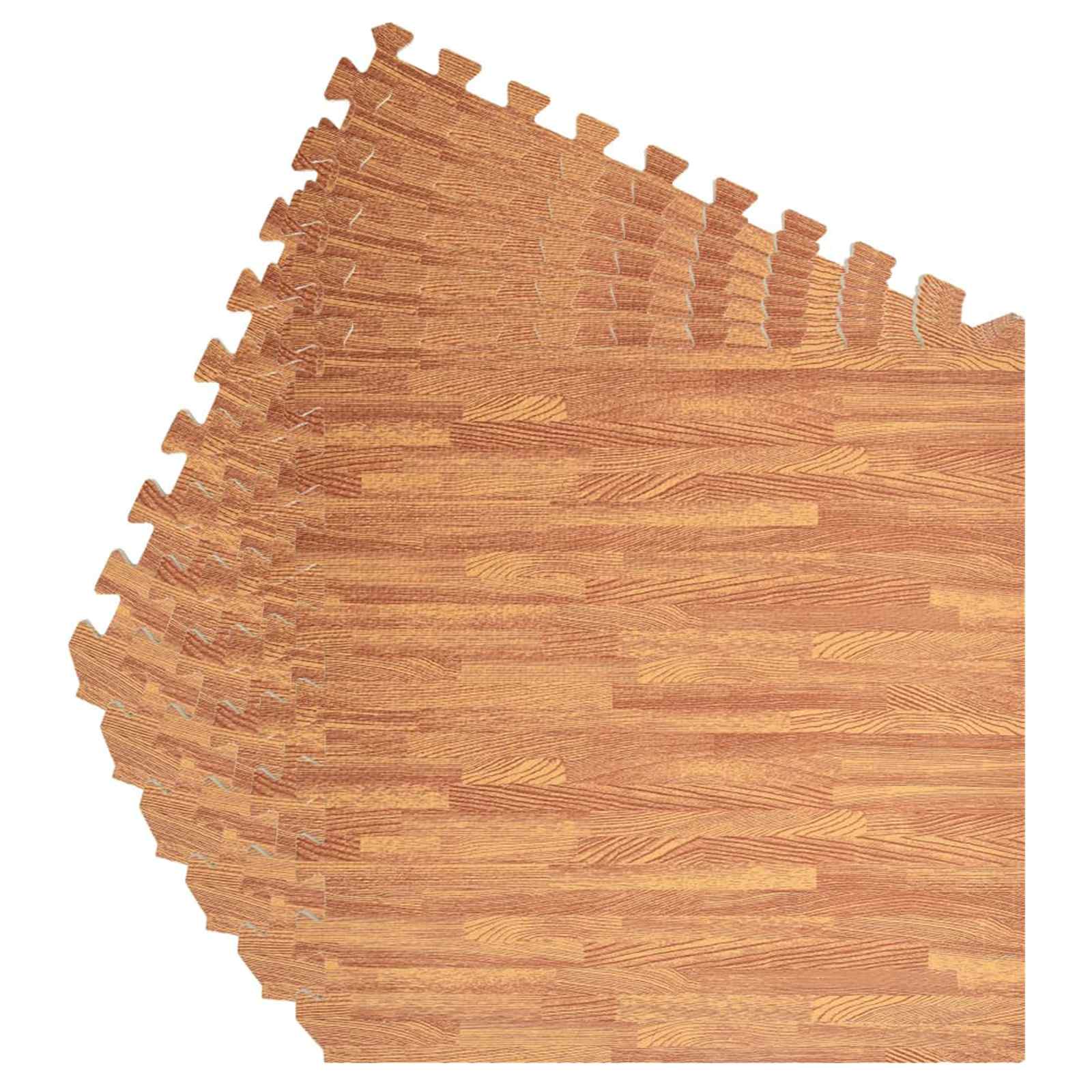 Pool Bodenteppich 6 Pcs Braun 4,32 ㎡ Eva-Schaum