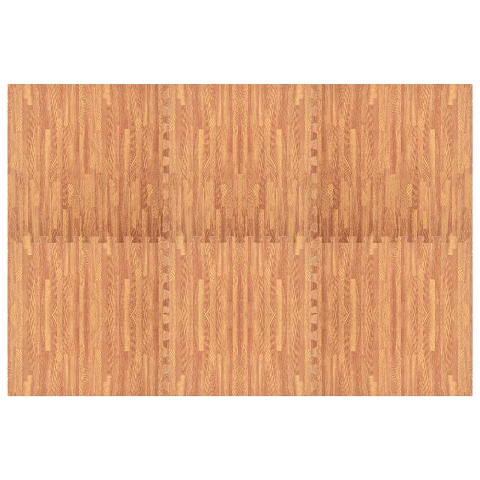 Pool Bodenteppich 6 Pcs Braun 4,32 ㎡ Eva-Schaum