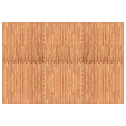 Pool Bodenteppich 6 Pcs Braun 4,32 ㎡ Eva-Schaum