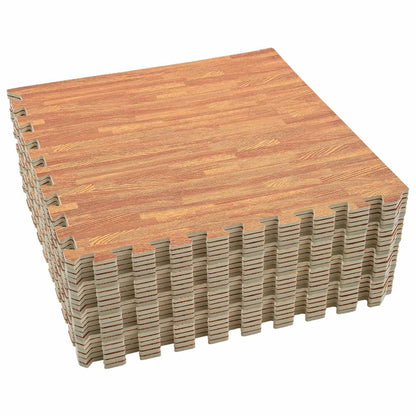 Pool Bodenteppich 6 Pcs Braun 4,32 ㎡ Eva-Schaum