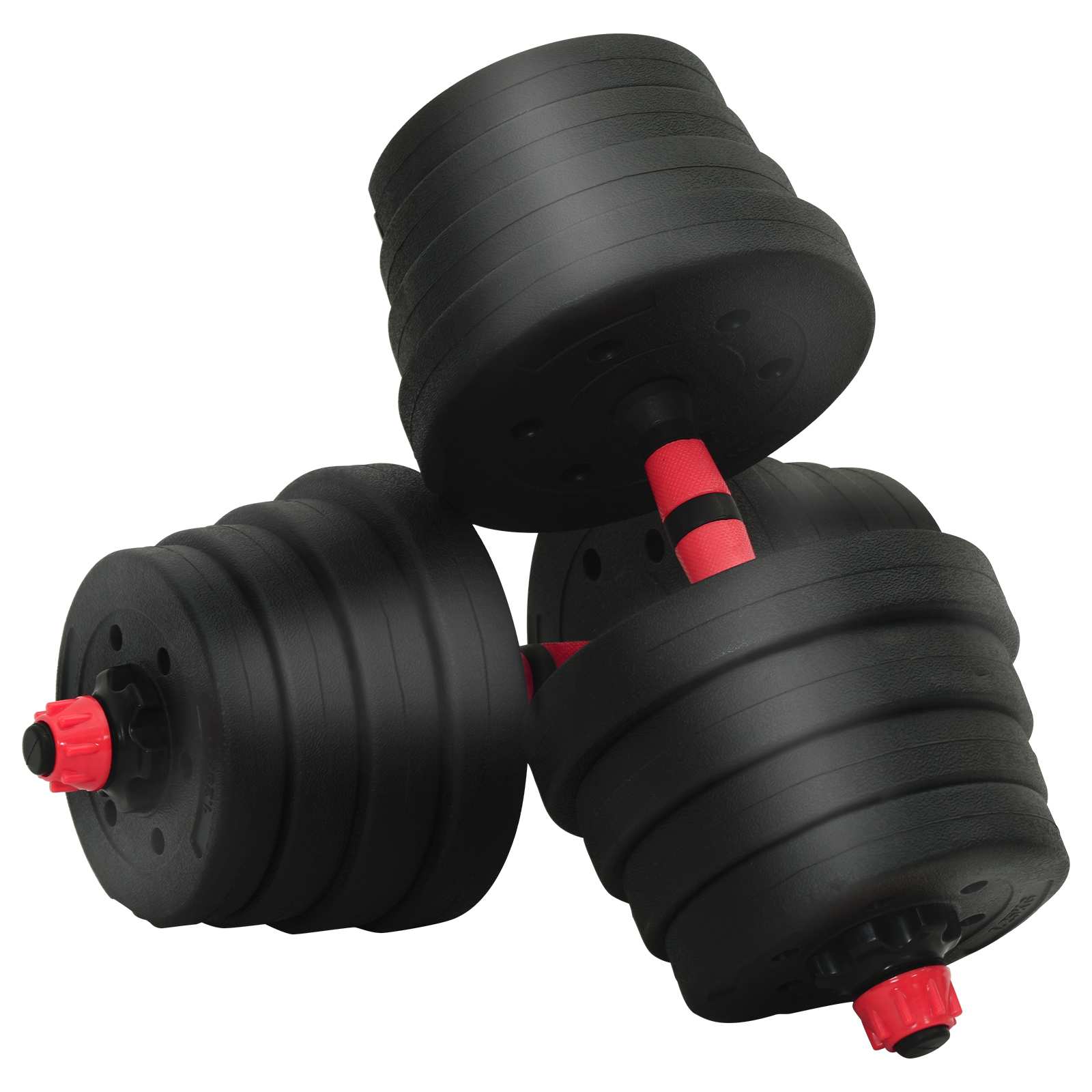 2-In-1 Hantelset 40Kg Zement Und Eisensand