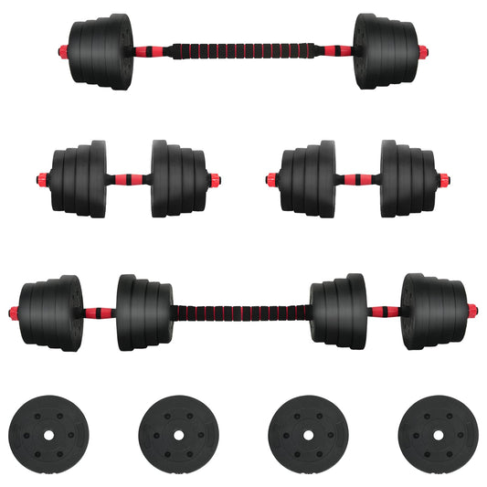 2-In-1 Hantelset 40Kg Zement Und Eisensand