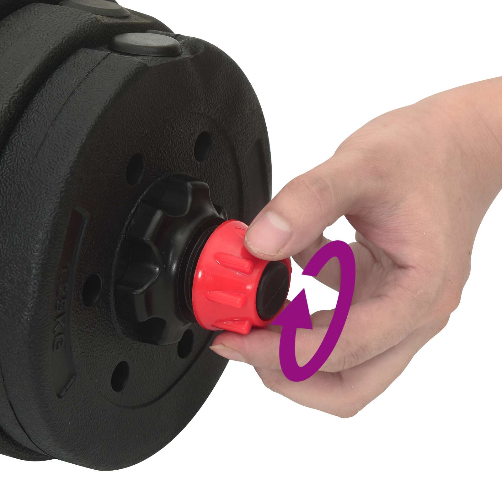 2-In-1 Hantelset 40Kg Zement Und Eisensand