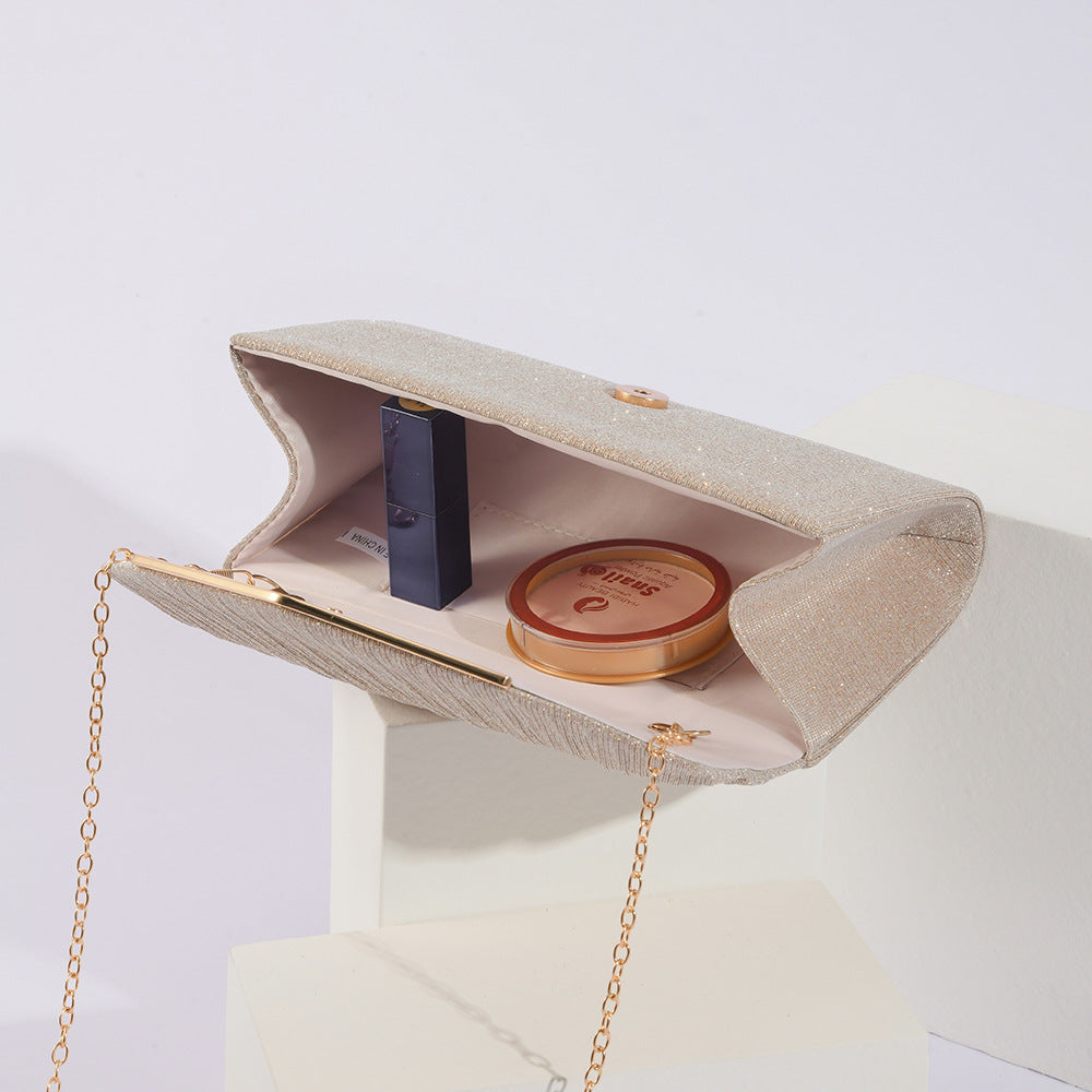 Vintage Damen-Abendclutch mit Überschlag und Kissenbezug, elegante Clutch für gesellschaftliche Anlässe, Partys und Bankette