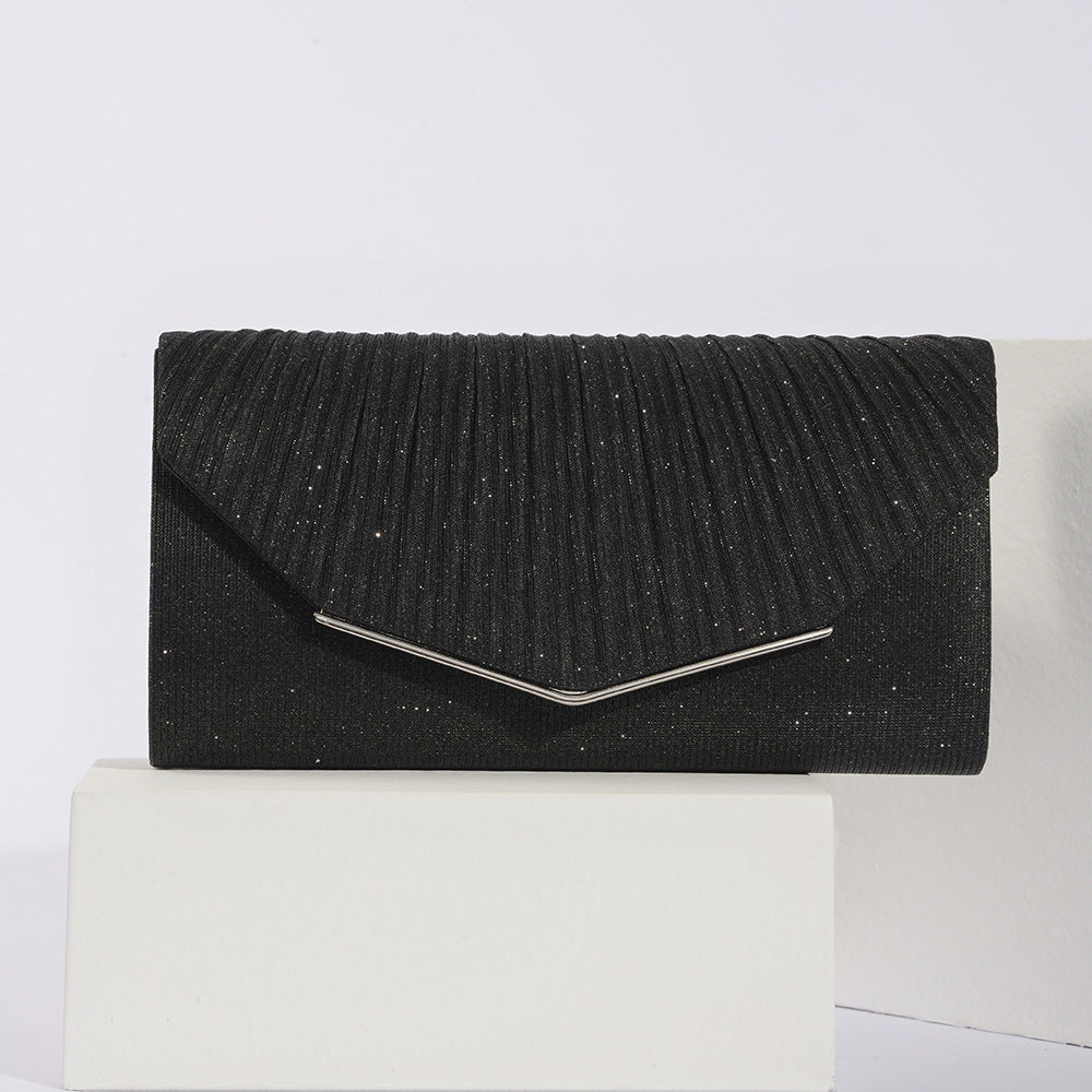 Vintage Damen-Abendclutch mit Überschlag und Kissenbezug, elegante Clutch für gesellschaftliche Anlässe, Partys und Bankette