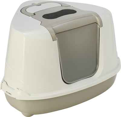 Moderna Eck-Katzentoilette Flip Beige