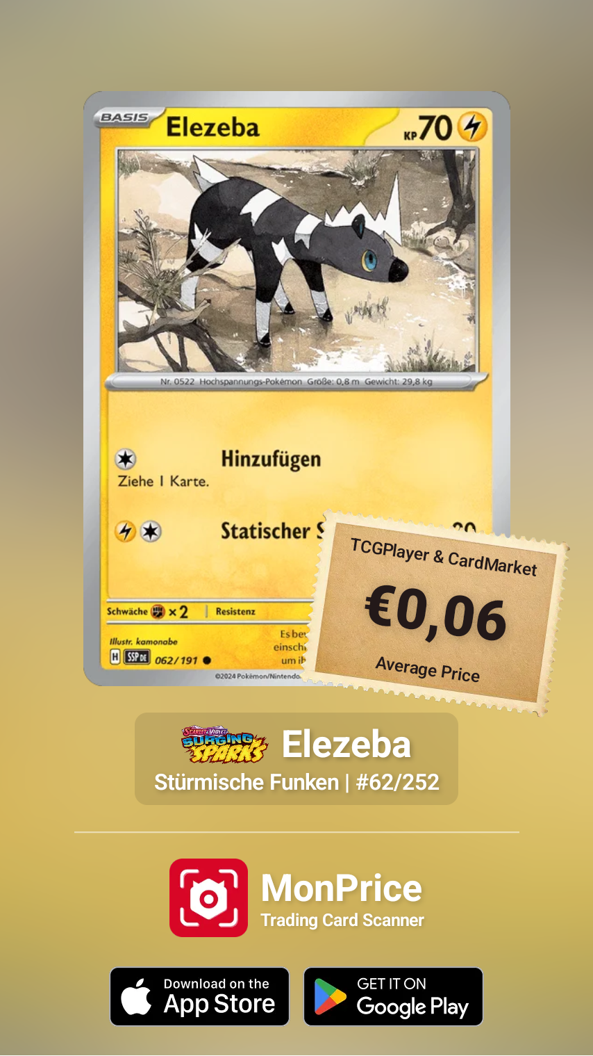 SAMMELKARTE Pokémon