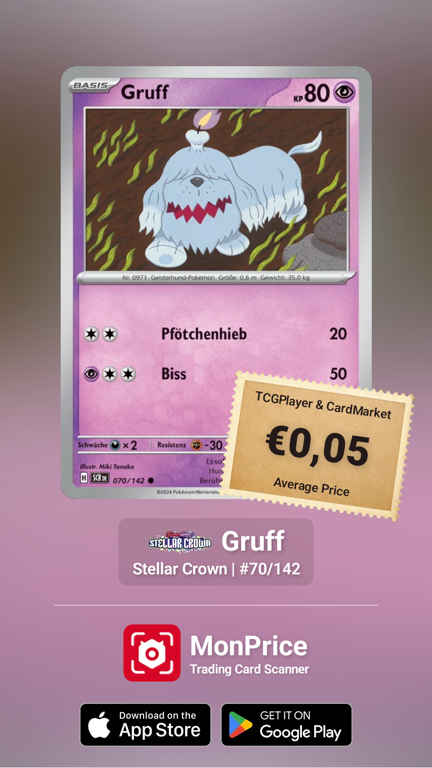 SAMMELKARTE Pokémon