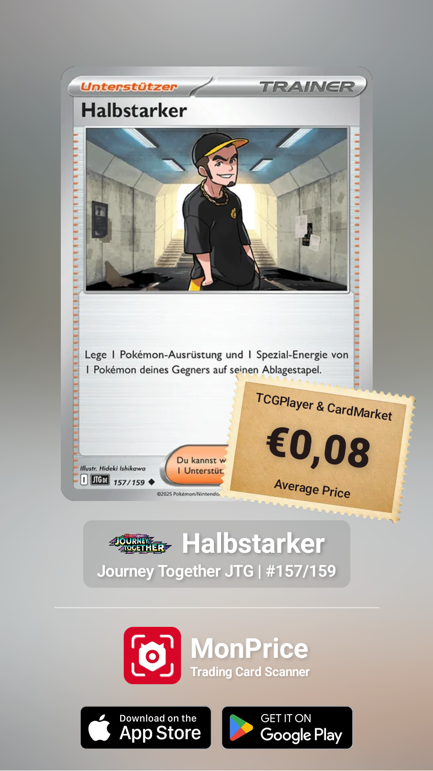 SAMMELKARTE Pokémon Halbstarker Deutsch