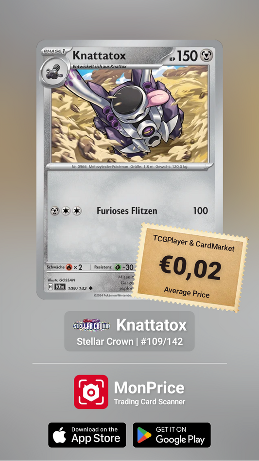 Sammelkarten Pokemon Knattatox Deutsch