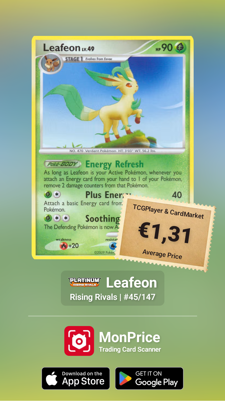 SAMMELKARTE Pokémon Folipurba Deutsch