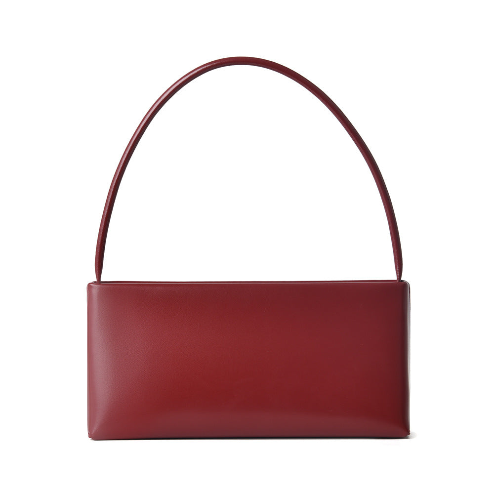 Vintage Crossbody-Schultertasche für Damen, elegant und perfekt zum Tragen unter dem Arm wie eine Baguette.