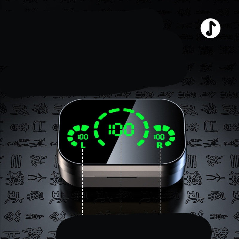 YD03 Kabelloses Bluetooth-kompatibles Headset TWS mit großem, intelligentem Digitaldisplay und Atemlichtfunktion im Ohr