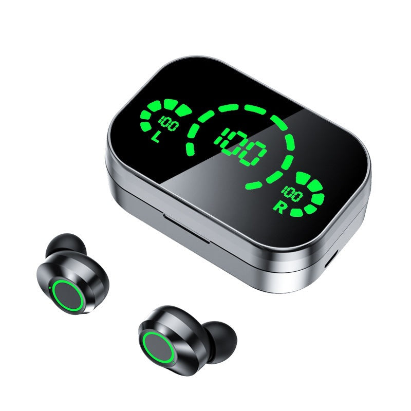 YD03 Kabelloses Bluetooth-kompatibles Headset TWS mit großem, intelligentem Digitaldisplay und Atemlichtfunktion im Ohr