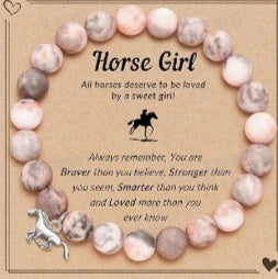 Gepunktetes Zebra-Flamingo-Perlenarmband mit bösem Blick